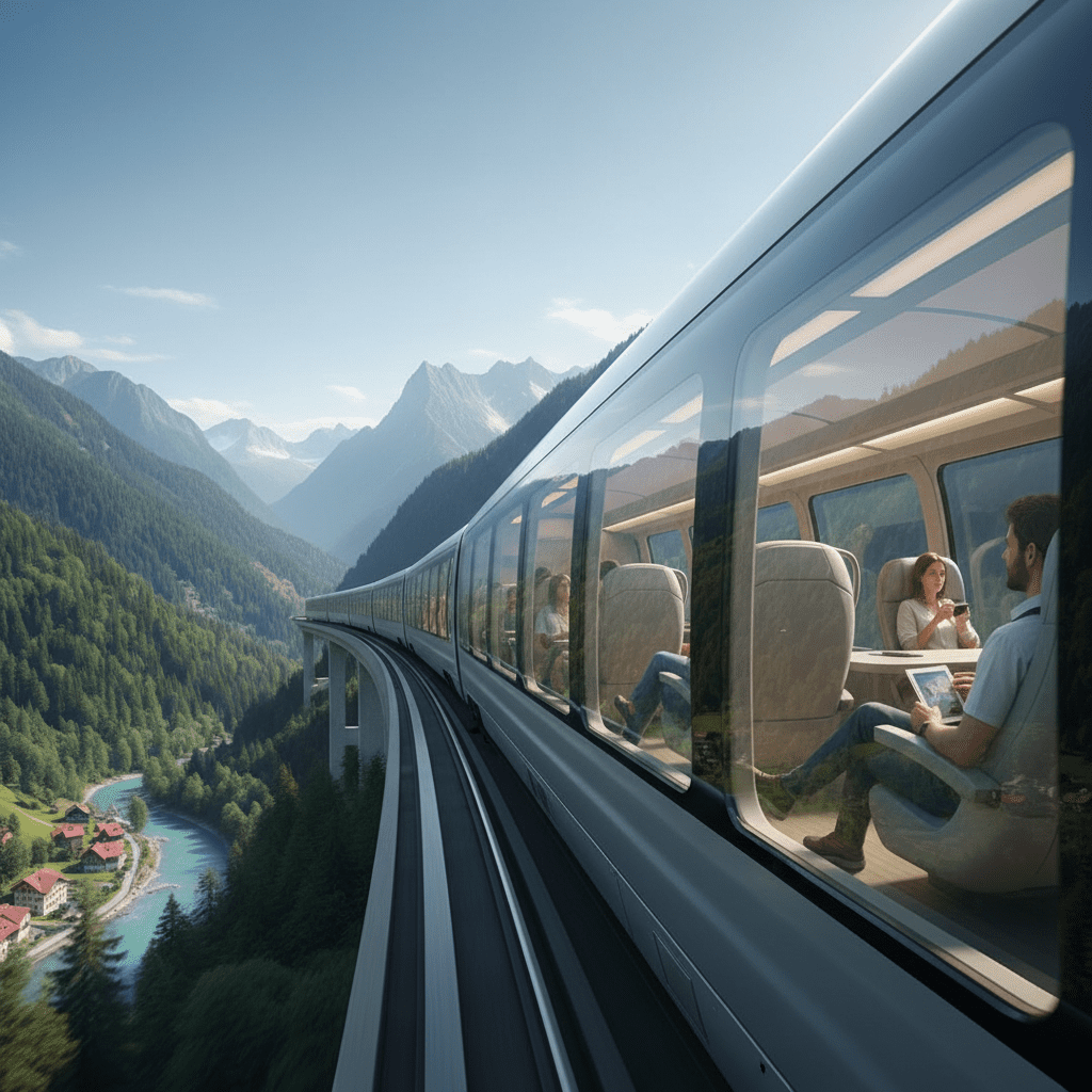 viajar en tren o en coche