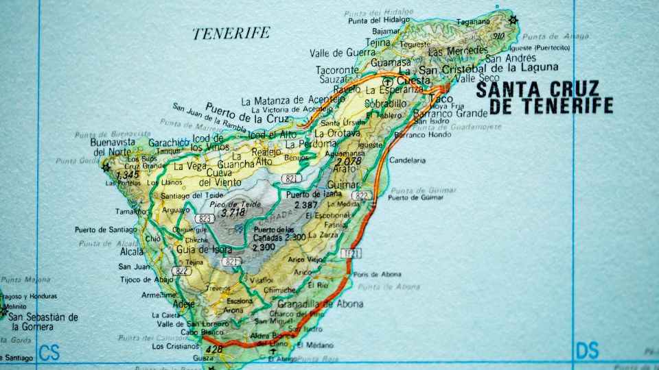 Mapa Tenerife