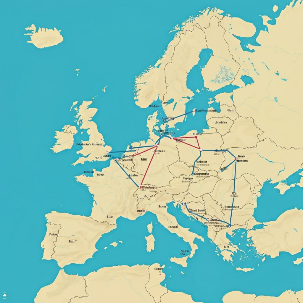 Rutas Interrail Europa