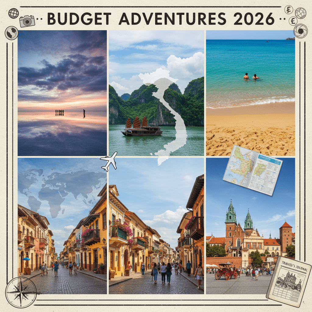 Los 10 Destinos Más Económicos para Viajar en 2026 1 Destinos Más Económicos para Viajar en 2026