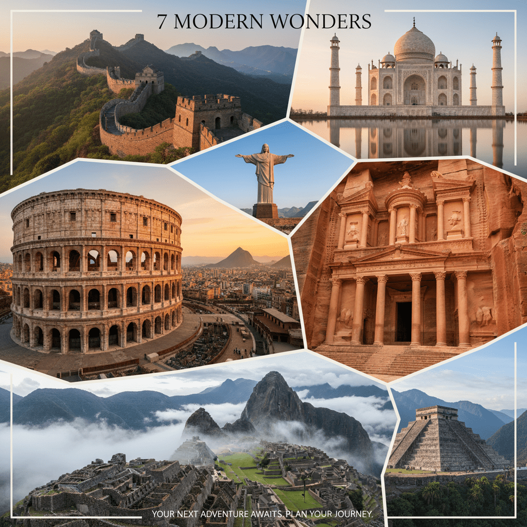 Las 7 Maravillas del Mundo Moderno: Guía para Visitarlas 5 Maravillas del Mundo